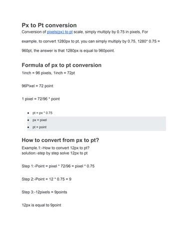 pt to|c to pt conversion calculator.